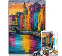 Puzzle da 1000 pezzi per adulti Venezia, Italia Puzzle per adulti 1000 pezzi, decorazione artistica da parete e idea regalo di compleanno per amici, ufficio a casa 26x38cm