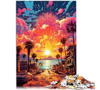 Puzzle da 1000 pezzi per adulti "Venice Beach" impossibile puzzle divertente per la casa, regalo di compleanno, regalo di viaggio per adolescenti dai 14 anni in su, 26 x 38 cm