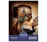 Puzzle Da 1000 Pezzi Per Adulti Venice Gondola Ride Puzzle Per Adulti Giochi Rilassanti Difficili Opportunità Di Gioco Impegnative Come Regali Per Tutta La Famiglia 38x26cm/1000pcs