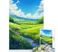 Puzzle da 1000 pezzi per adulti Verdant Valley Breeze giocattolo decorazione da parete opera d'arte regalo per artisti di giochi educativi collezione di belle arti dimensioni 50x75cm