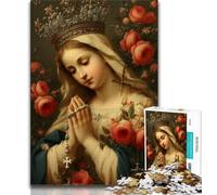 Puzzle da 1000 pezzi per adulti Vergine Maria 1000 pezzi per adolescenti, ideale come regalo per tutta la famiglia Adatto per bambini dai 14 anni in su (dimensioni 38x26cm)