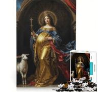 Puzzle da 1000 pezzi per adulti Vergine Maria gioco impossibile sfida difficile per rafforzare l'amore tra le coppie 50x75cm
