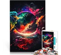 Puzzle da 1000 pezzi per adulti Vernice colorata dell'universo Allena il tuo cervello e le tue mani offerte come regali per tutta la famiglia 50x70cm