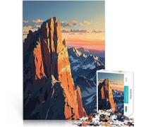 Puzzle da 1000 pezzi per adulti Vertice baciata dal sole Giocattoli Giochi Educativi Antistress con poster abbinato e foglio di quiz 75x50cm