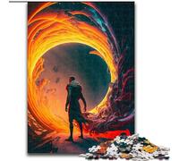 Puzzle da 1000 pezzi per adulti Viaggiatore nel tempo Puzzle da 1000 pezzi Natale o compleanni Dimensioni 50X75CM