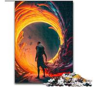 Puzzle da 1000 pezzi per adulti, Viaggiatore nel tempo, Puzzle da 1000 pezzi per adulti e adolescenti, Gioco interattivo per famiglie, Regalo di sfida, Dimensioni 26X38cm