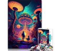 Puzzle da 1000 pezzi per adulti "Viaggiatori in un regno diverso" per adolescenti giocattolo educativo ideale come regalo per tutta la famiglia (50x75cm)