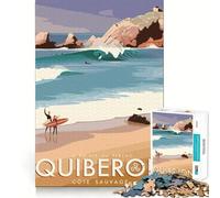 Puzzle da 1000 pezzi per adulti, viaggio a Quiberon, gioco di logica a incastro perfetto, divertente giocattolo, gioco gratuito, regalo di compleanno (38x52cm)