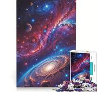 Puzzle da 1000 pezzi per adulti "Viaggio attraverso il cosmo" - Gioco impossibile rilassante e stimolante per la mente ideale come decorazione da scrivania 50x75cm