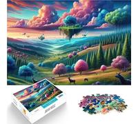 Puzzle da 1000 pezzi per adulti Viaggio dei cervi ruggenti 6 per il giocattolo di sfida del gioco educativo Un'opera d'arte 26x38cm