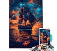 Puzzle da 1000 pezzi per adulti "Viaggio nel mare stellato" - Un regalo di compleanno ideale per adulti una sfida educativa e un divertimento in famiglia per serate di gioco 50x75cm