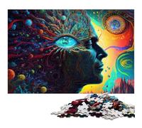 Puzzle da 1000 pezzi per adulti Viaggio verso il mondo conosciuto opera d'arte regalo di compleanno decorazione da parete 1000 pezzi (38x26 cm)