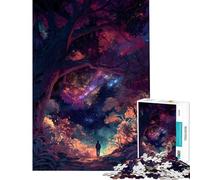 Puzzle da 1000 pezzi per adulti Viandante della foresta cosmica giocattoli fai da te sfida difficile difficile e stimolante (dimensioni 38x52cm)