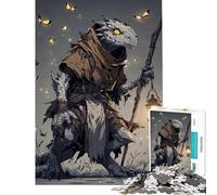 Puzzle da 1000 pezzi per adulti: Viandante lucertola con lanterna Aiuta a stimolare la mente e a ridurre lo stress Gioco per famiglie adatto a partire dai 14 anni (38x52cm)