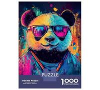 Puzzle Da 1000 Pezzi Per Adulti Vibrant Panda Art -3 Puzzle Per Adulti Gioco Rompicapo Difficile Sfida Educativa Difficile 52x38cm/1000pcs