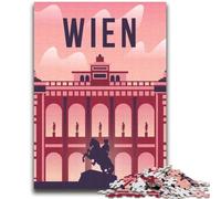 Puzzle da 1000 pezzi per adulti Vienna Adatto a partire dai 14 anni Gioco intellettuale Gioco educativo per compleanni e Natale (dimensioni 38x52cm)
