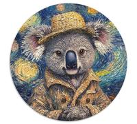 Puzzle da 1000 pezzi per adulti Vincent Van Gogh Koala Puzzle impossibili per adulti Perfetto per adolescenti e collezionisti, ideale come decorazione per la casa e regalo da viaggio 67,5x67,5 cm