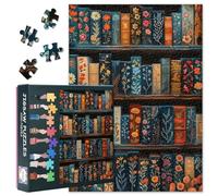 Puzzle da 1000 pezzi, per adulti, vintage, Jigsaw puzzle, 1000 pezzi, motivo floreale, puzzle impegnativo, per donne, decorazione della casa, dimensioni 70 x 50 cm