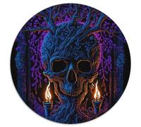 Puzzle da 1000 pezzi per adulti, Visione Macabra, Puzzle Impossibile per adulti, Perfetto per adolescenti e collezionisti, Ideale come decorazione per la casa e regalo da viaggio, 67,5x67,5 cm