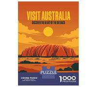 Puzzle Da 1000 Pezzi Per Adulti Visit Australia Outback Travel Puzzle Gioco Rompicapo Decorazione Da Parete Regali Unici Per Compleanno E Natale 38x26cm/1000pcs