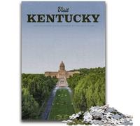 Puzzle da 1000 pezzi per adulti Visita il Kentucky Adatto a partire dai 14 anni Gioco intellettuale Gioco educativo per compleanni e Natale (dimensioni 38x26cm)