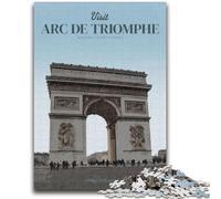Puzzle da 1000 pezzi per adulti Visita l'Arco di Trionfo 1000 pezzi per adulti, giochi educativi per famiglie, regalo per la decorazione della casa (26x38cm)
