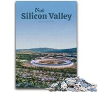 Puzzle da 1000 pezzi per adulti Visita Silicon Valley Puzzle da 1000 pezzi, ideale come regalo per tutta la famiglia Adatto per e 14 (50x75cm)