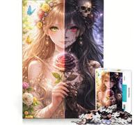 Puzzle da 1000 pezzi per adulti Vita o Morte gioco impossibile analisi e logica per rafforzare l'amore tra le coppie 38x52cm