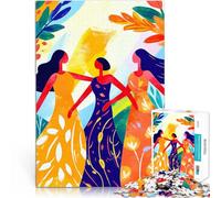 Puzzle da 1000 pezzi per adulti Vivace visione fauvista delle Tre Grazie Regali di giochi impegnativi Migliorare l'amore tra le coppie 52x38cm