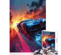 Puzzle da 1000 pezzi per adulti vivaci concept art di auto decorazioni per la casa giocattoli idee regalo gioco educativo adatti per la decorazione della scrivania dimensioni 38x52cm