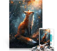 Puzzle da 1000 pezzi per adulti Volpe che si basa sulla luce del sole Giochi Giocattoli Regalo Collezione di artisti, Belle arti 75x50cm