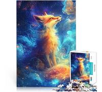 Puzzle da 1000 pezzi per adulti Volpe Cosmica Fatto di cartone per 14+ Giochi educativi fai da te perché è ideale come regalo per tutta la famiglia misurare：38x52cm