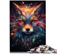 Puzzle da 1000 pezzi per adulti volpe giocattolo educativo per alleviare lo stress 26 x 38 cm rafforza l'amore tra coppie per bambini dai 14 anni in su