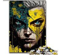 Puzzle da 1000 pezzi per adulti, Volto di un eroe, gioco interattivo per famiglie, decorazione fai da te per la casa, sfida per la mente, regalo (dimensioni: 50x75cm)