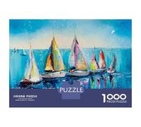 Puzzle Da 1000 Pezzi Per Adulti Waiting for The Wind Puzzle Giocattolo Decorazione Da Parete Decorazione Da Parete Difficile E Impegnativo 70x50cm/1000pcs