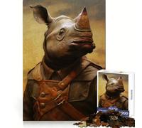 Puzzle da 1000 pezzi per adulti "War Pilot" - Allenamento della concentrazione, relax e tempo libero, bordi sottili, regalo di Natale unico (50x75cm)