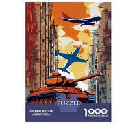 Puzzle Da 1000 Pezzi Per Adulti War Tank Puzzle Per Adulti Giochi Rilassanti Sfida Difficile Regalo Di Compleanno, Regali, 38x26cm/1000pcs