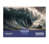 Puzzle Da 1000 Pezzi Per Adulti Wave of Change Navigating Life's Challenges Puzzle Per Adulti Giochi Per Famiglie Decorazione Murale Antistress Regali 70x50cm/1000pcs