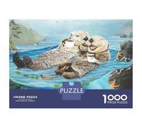 Puzzle Da 1000 Pezzi Per Adulti We Have Each Otter Puzzle Per Adulti Gioco Rompicapo Difficile Compleanno E Natale 52x38cm/1000pcs