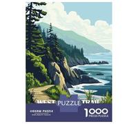 Puzzle Da 1000 Pezzi Per Adulti West Coast Trail Canada Landscape Art Puzzle Per Adulti Giochi Rilassanti Gara Di Velocità Delle Mani Attività Divertenti A Casa 70x50cm/1000pcs