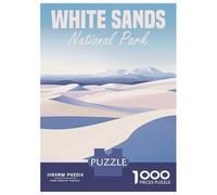 Puzzle Da 1000 Pezzi Per Adulti White Sands National Park Puzzle Per Adulti Giochi Rilassanti Per Divertimento in Famiglia Riduzione Dello Stress Regali 38x26cm/1000pcs