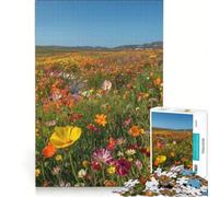 Puzzle da 1000 pezzi per adulti "Wildflower Wonder" gioco divertente allena la mente e la mano ideale come regalo per tutta la famiglia 38x26cm