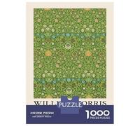 Puzzle Da 1000 Pezzi Per Adulti William Morris Violet & Columbine Green Puzzle Per Adolescenti Giochi Rilassanti Migliora La Memoria Regali Unici Per Compleanno E Natale 52x38cm/1000pcs