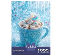 Puzzle Da 1000 Pezzi Per Adulti Winter Hot Chocolate with Marshmallows Puzzle Per Adolescenti Gioco Rompicapo Decorazione Per La Casa È Ideale Come Regalo 70x50cm/1000pcs