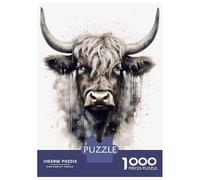 Puzzle Da 1000 Pezzi Per Adulti Yak Ink Art Puzzle Per Adulti Gioco Rompicapo Assemblaggio Di Modelli Difficile E Impegnativo 52x38cm/1000pcs