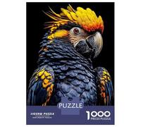Puzzle Da 1000 Pezzi Per Adulti Yellow-crested Cockatoo Portrait Puzzle Gioco Rompicapo Regalo Per Donne Difficile E Stimolante 70x50cm/1000pcs