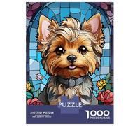 Puzzle Da 1000 Pezzi Per Adulti Yorkshire Terrier Puzzle Per Adulti Giochi Rilassanti Sfida Difficile Regalo Di Compleanno, Regali, 38x26cm/1000pcs