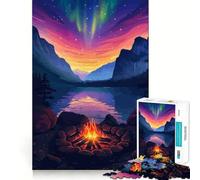 Puzzle da 1000 pezzi per adulti, Yosemite, natura, pixel art, taglio preciso, divertente gioco di abilità mentale, svago, divertimento, attività per compleanno (38x26cm)
