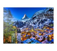 Puzzle da 1000 pezzi per adulti Zermatt e il Cervino Svizzera