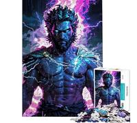 Puzzle da 1000 pezzi per adulti Zeus Unleashed︰ Furia Divina Divertimento a casa Attività per divertimento in famiglia Gioco pratico per 14+ Gioco di puzzle offerto (50x75cm)